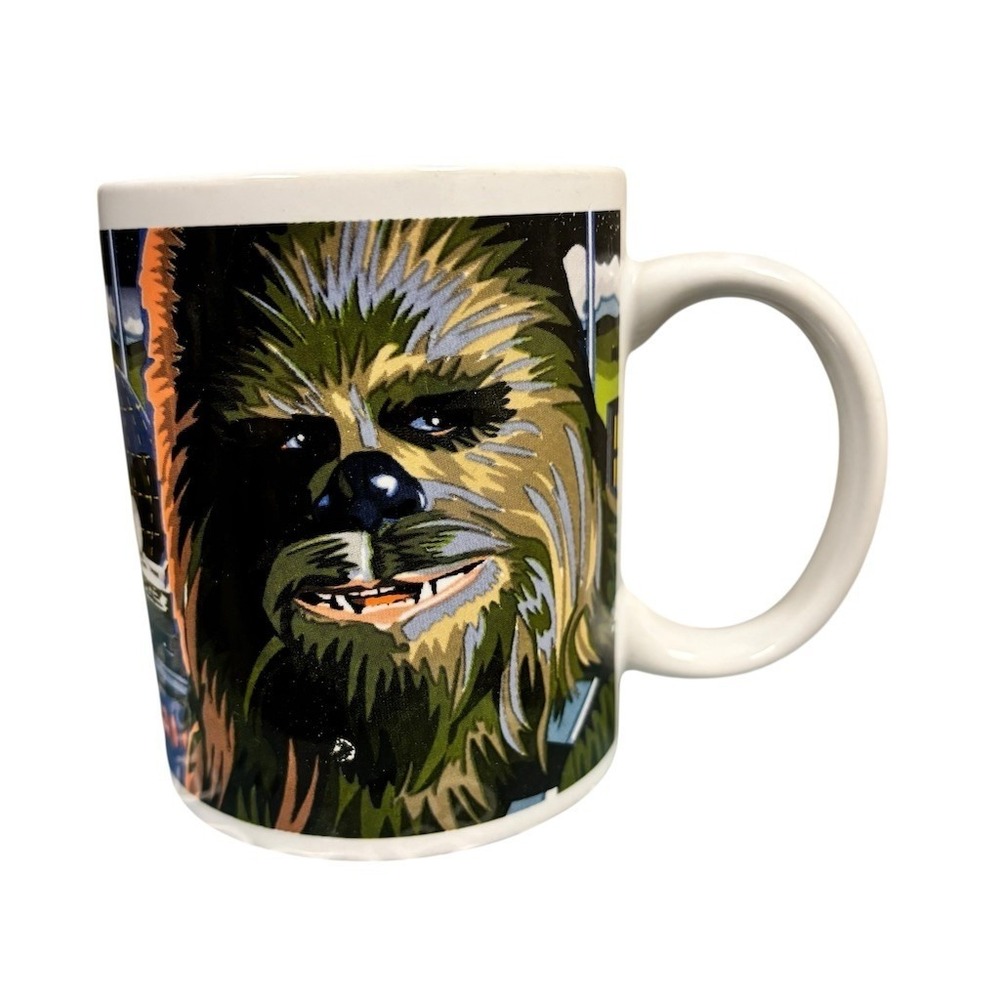 Star Wars‎ Galerie Coffee Mug Han Solo Chewbacca Lando Wraparound Art 2014
